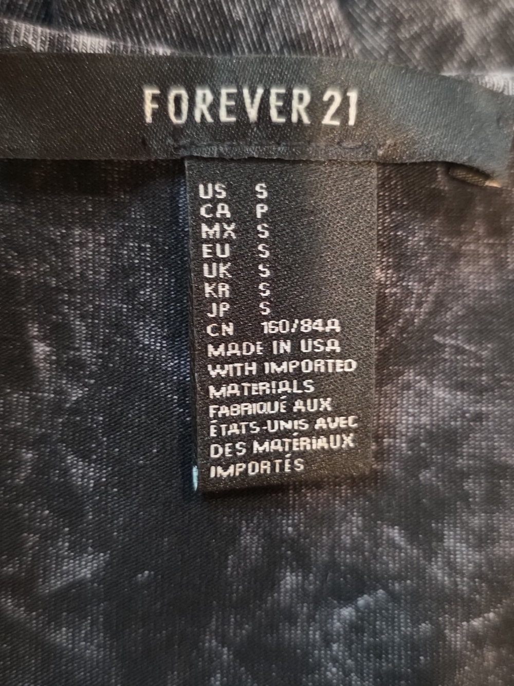 Forever 21 Black Acid-Wash 'Wild Spirit' Fringe Tank Dress - Picture 2 of 2